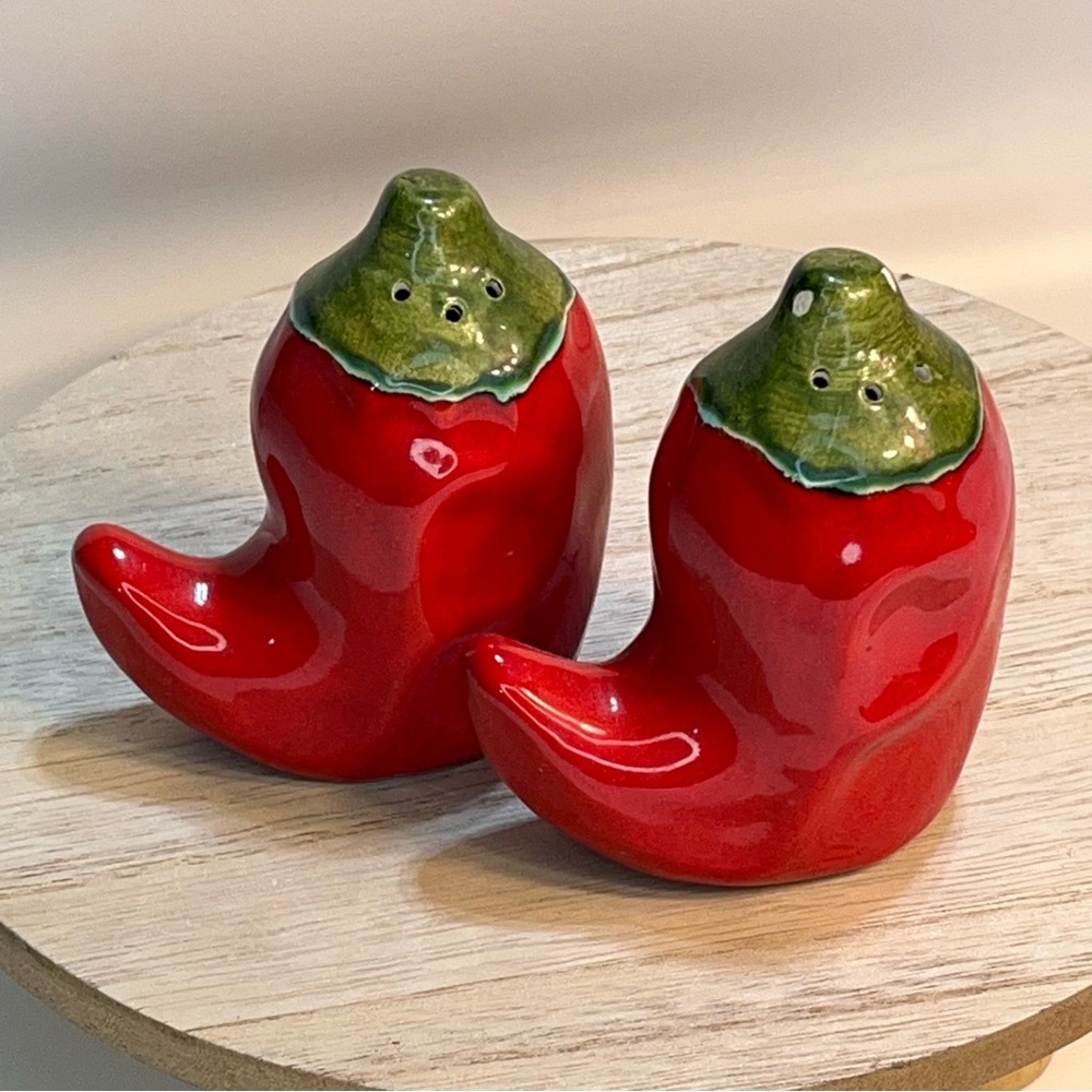 Salt and Pepper Shakers Red Hot Chili Peppers